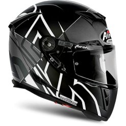 AIROH GP500 Sectors White/Black Matt Carbon MotoGP Light Motorbike Helmet
