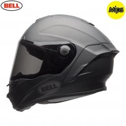 Bell Street 2018 Star Mips Impact Technology Black/White Motorcycle Helmet Bell Helmets