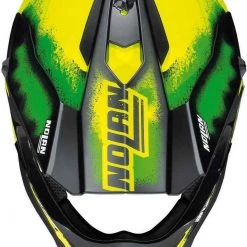 25% OFF L Nolan N53 Lazy Boy Led Yellow Off-Road Motocross MX Motorbike Helmet