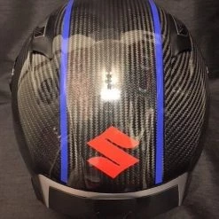 X-Lite X803 CARBON Puro Gloss SUZUKI Stickers FREE Dark Visor Motorbike Helmet