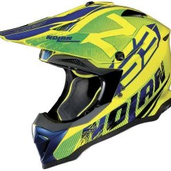 NOLAN N53 Whoop/Sidewinder Motocross MX OffRoad Motorbike Green Lane Peak Helmet