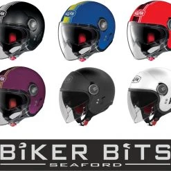 Nolan Helmets NOLAN N21 VISOR Mini-Jet Open Face Scooter/Motorbike Helmet With Sun Visor