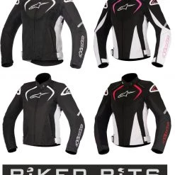 Alpinestars Jackets 5% OFF Alpinestars STELLA T-JAWS Ladies Waterproof Motorbike Textile Jacket