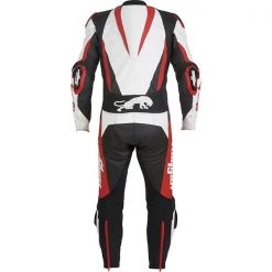 FURYGAN FULL APEX 1 Piece Ducati Red/White/Black Motorbike Leather Racing Suit