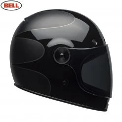 BELL BULLITT Boost Matte/Gloss Black Modern Retro Classic Motorcycle Helmet