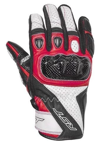 RST Clothing RST STUNT 3 CE Red Motorbike Leather Short Sports 2123 Gloves Cheap!