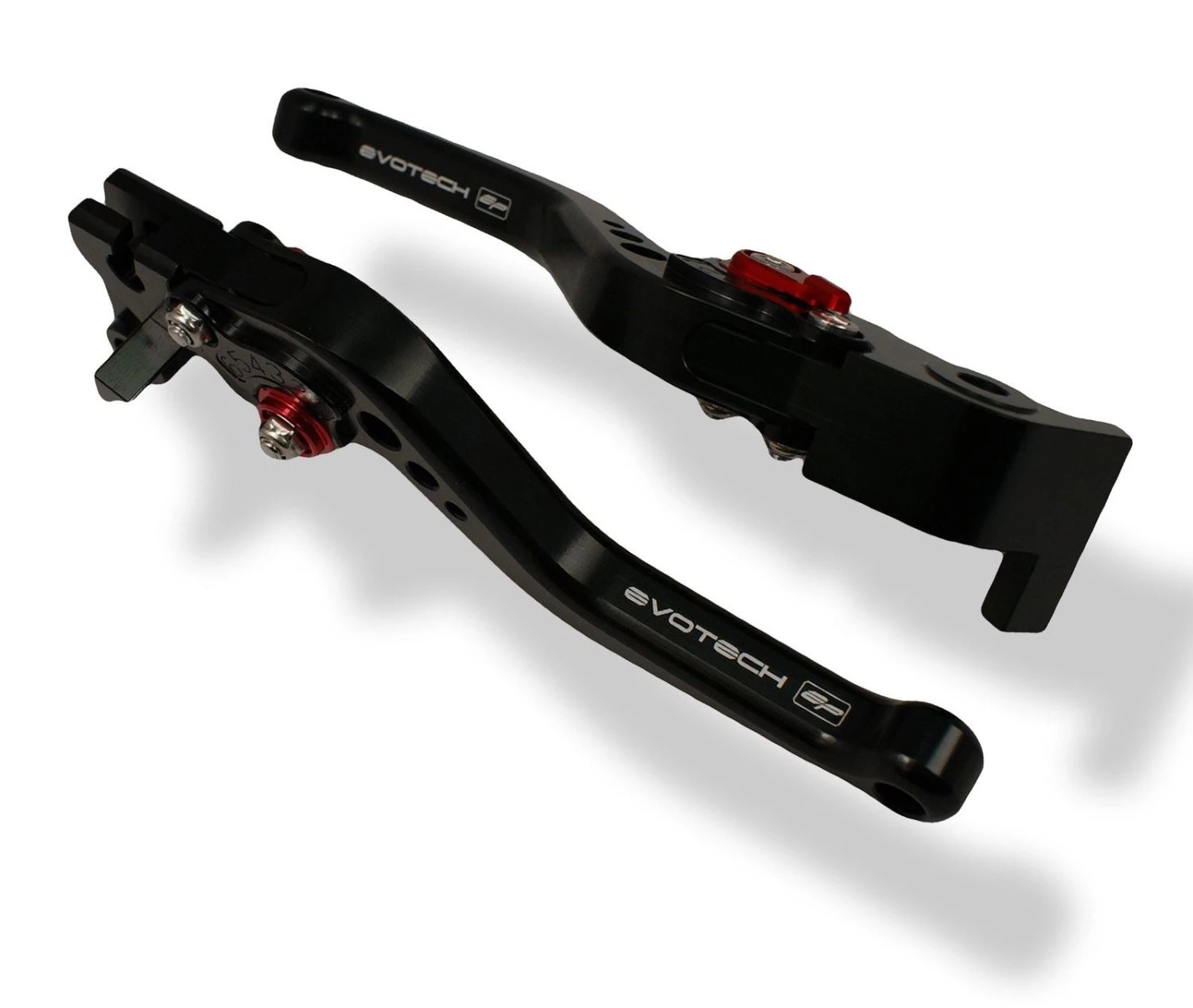 YAMAHA R1M & R1 2015+ Short Black Clutch & Brake Lever Set Evotech Performance