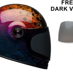 Bell Helmets BELL Cruiser 2018 BULLITT SE Hart Luck Metallic Bubbles Retro Motorbike Helmet