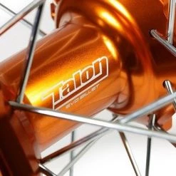 TALON EVO WHEEL SET KTM EXC 21"+18" ORANGE/BLACK Billet Hubs Rims