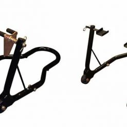 Moto-GP Rear & Front Wheel Black Paddock Stand For Track Days From Bike-It