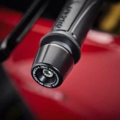 DUCATI Panigale V4 Black Bar End Weights (2018 Onwards) By Evotech Performance