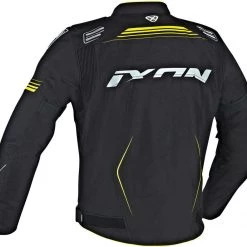 IXON ZEPHYR HP Black/Yellow WP Sportive Vented Motorbike Jacket 4 Seasons