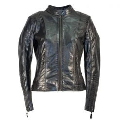RICHA LAUSANNE LADIES Leather Retro Vintage Style Motorcycle/Scooter Jacket