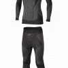 Alpinestars Ride Tech Thermal Bottoms/Top Motorbike/Golf Winter Base Layer Black