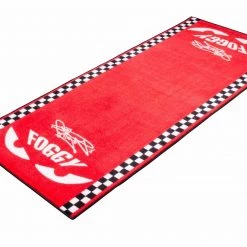 BikeTek Garage Mats Bike-It CARL FOGARTY 'Foggy Eyes' Ducati Motorbike Garage Pit Mat Floor Rug