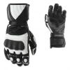 RST GT Mens Black/White Motorcycle CE Leather Summer Sports Gloves RST Clothing
