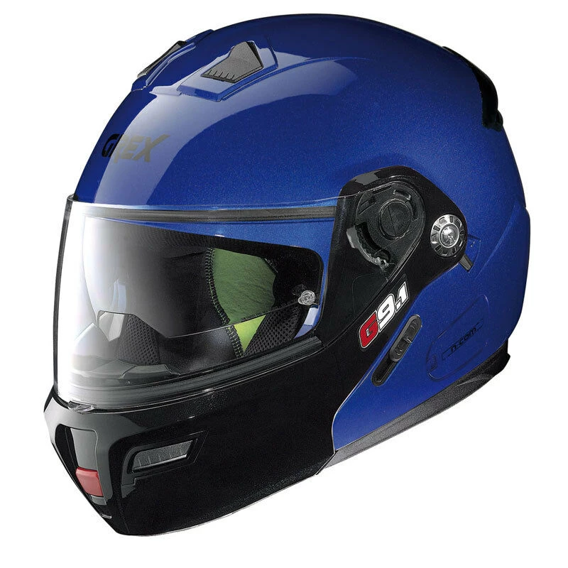 Nolan Helmets GREX G9.1 EVOLVE Couple Flip Front Blue/Red/White/Black Motorbike Helmet Nolan