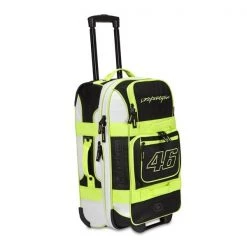 VR46 ROSSI LAYOVER TROLLEY Black/White/Yellow Suitcase/Bag/Luggage Handle/Wheels VR46 Clothing