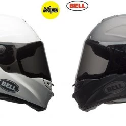 Bell Street 2018 Star Mips Impact Technology Black/White Motorcycle Helmet Bell Helmets
