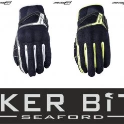 Five RS3 Light Weight Touchscreen Spandex/Leather/Lycra Motorbike/Scooter Gloves Five Gloves