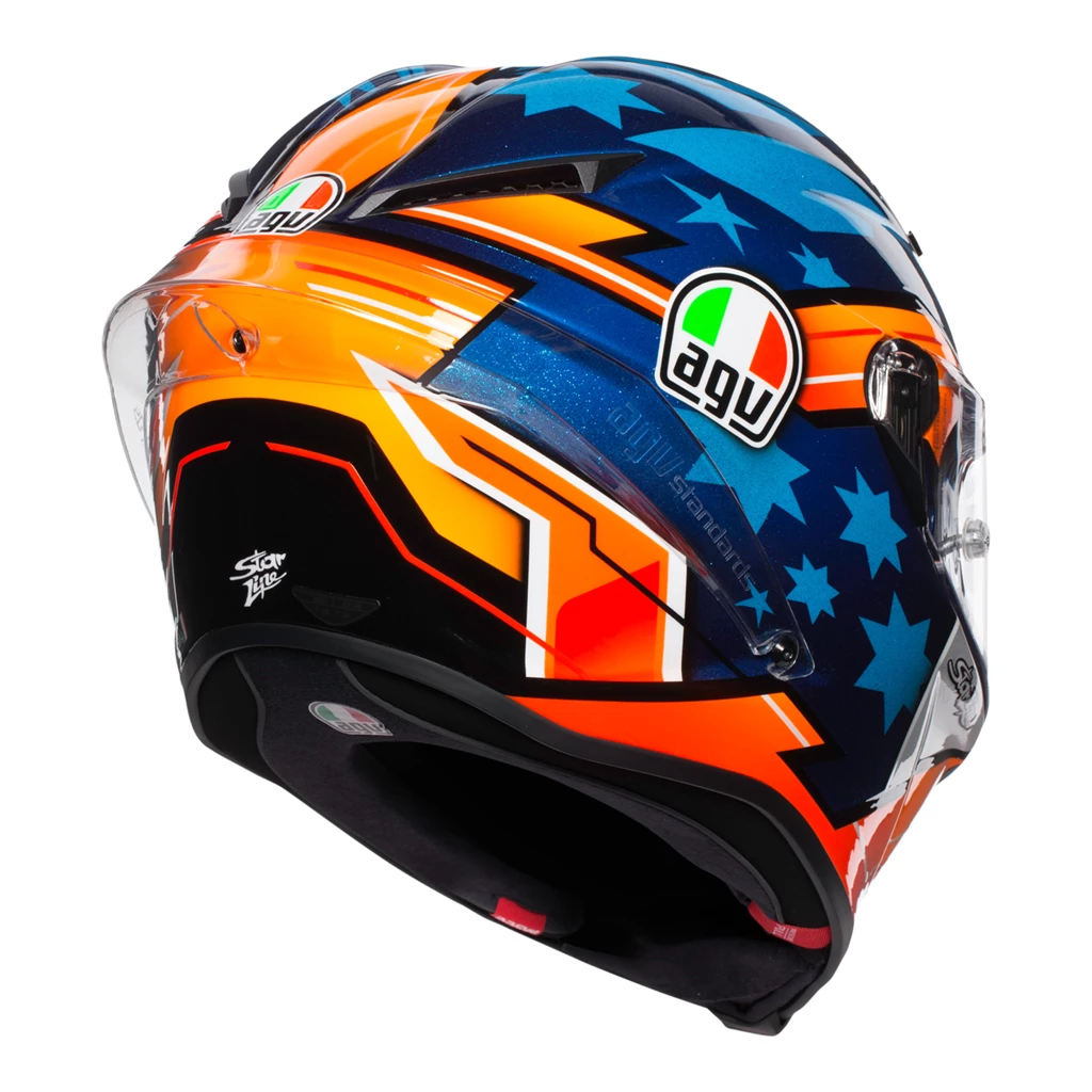 AGV Helmets AGV CORSA-R Sports Performance Carbon Fibreglass Motorbike Helmet Pinlock FREE