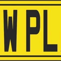 Unbranded High Quality Motorbike Reflective Number/Show Plate 9x7/8x6/7x5/6x4/9x3/8x2/7x2