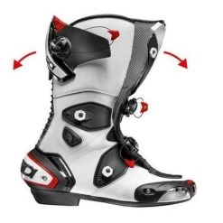 SIDI MAG1 White/Black Motorbike Sports Shock Absorbing System TECNO 3-MAG Boots