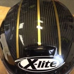 X-Lite Helmets X-Lite X702 GT CARBON Free YELLOW Visor Motorcycle Helmet With Hayabusa Stickers
