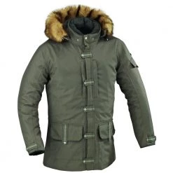 Ixon Clothing IXON OTTAWA Khaki Motorcycle/Scooter Winter Waterproof Textile Parka Jacket/Coat