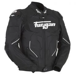 Furygan Clothing FURYGAN RAPTOR Black/White Leather Motorbike Sports Jacket & Trousers CE As PPE