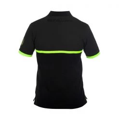 Valentino Rossi Mens Black Polo Shirt Official MotoGP Merchandise VR46