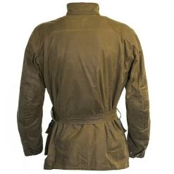 RICHA BONNEVILLE Waxed Cotton Classic Motorcycle Waterproof Jacket CE Armour