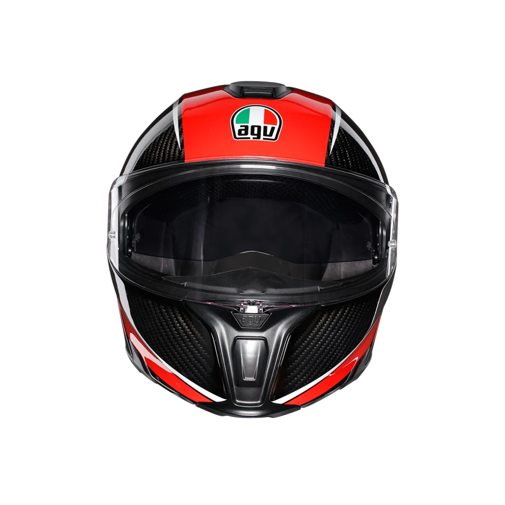 AGV SPORTS MODULAR CARBON Flip Front Up Touring Motorcycle Helmet 1295 Grams AGV Helmets