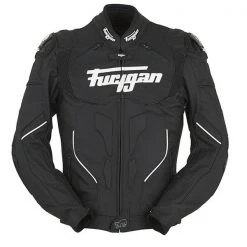 Furygan Clothing FURYGAN RAPTOR Black/White Leather Motorbike Sports Jacket & Trousers CE As PPE