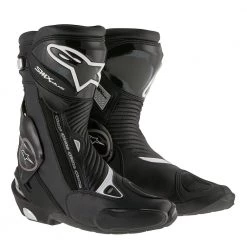 5% OFF Alpinestars SMX PLUS Black Motorcycle Sports Boots Alpinestars Boots