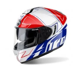 Airoh Helmets AIROH ST701 HPC Way Blue/Red/White Gloss Lightweight Motorbike ACU Gold Helmet