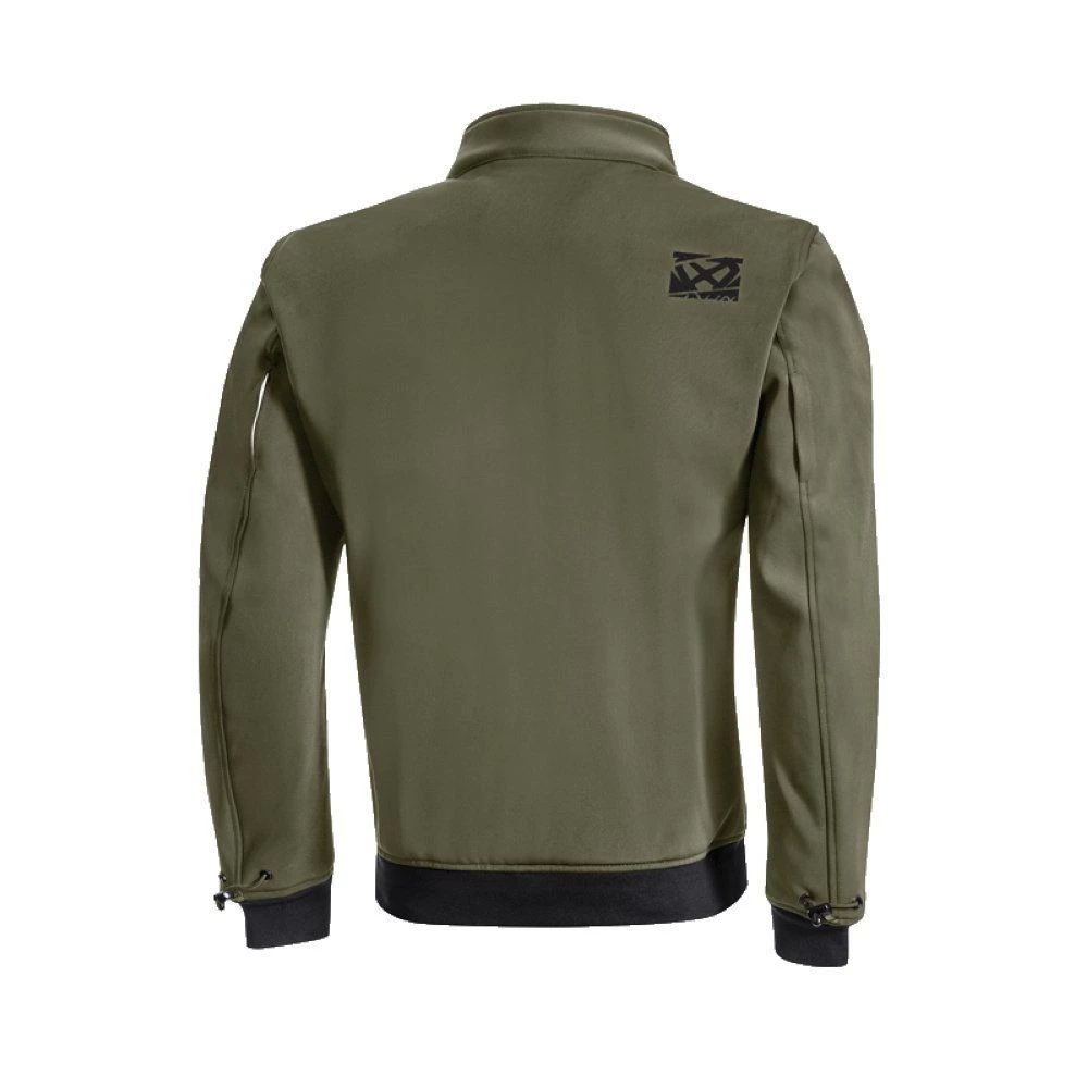 IXON CAMDEN Khaki Summer Softshell Waterproof Textile Urban Motorcycle Jacket