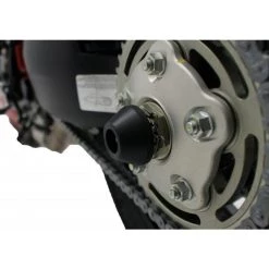 DUCATI 848 Red Rear Spindle Bobbins 2007-13 By Evotech Performance