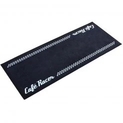 BikeTek Garage Mats Bike-It CAFE RACER Black Motorbike Garage Pit Mat Floor Rug