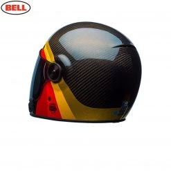 Bell Helmets BELL Bullitt Carbon Chemical Candy Black/Gold Retro/Classic Motorcycle Helmet