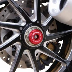 DUCATI Multistrada 1260 & S 2018+ Rear Spindle Red Bobbin By Evotech Performance
