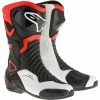 Alpinestars SMX6 V2 Black/Red Fluo/White Motorbike Street/Sports Boots