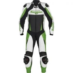 FURYGAN FULL APEX 1PC Kawasaki Green/White/Black Motorbike Leather Racing Suit