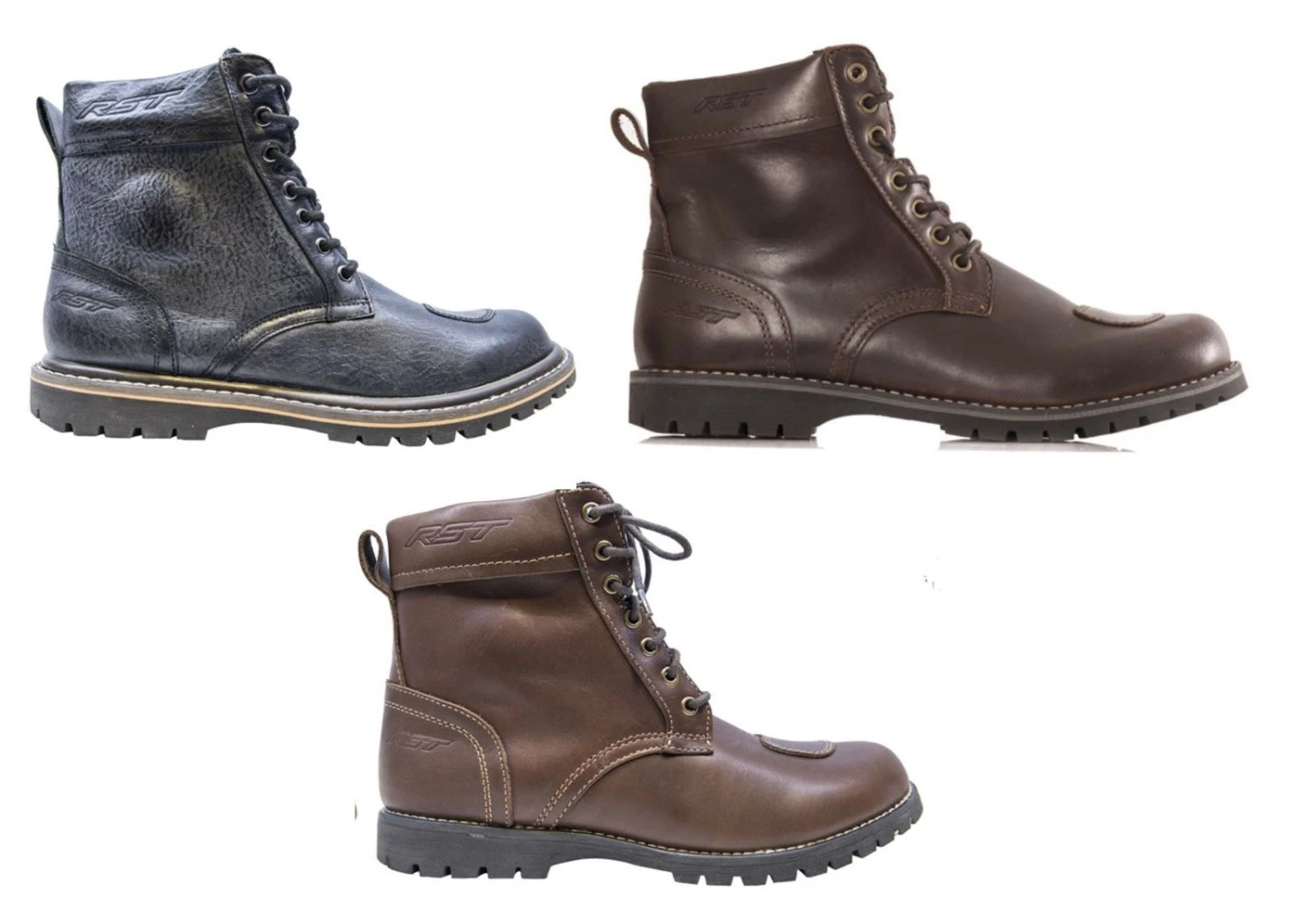 RST Roadster Motorcycle/Motorbike Full Grain Leather Vintage/Street/Retro Boots RST Clothing