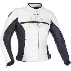 Richa Clothing RICHA MONTANNAH LADIES Leather Retro Vintage Style Motorcycle/Scooter Jacket