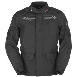 FURYGAN BRONCO 3 In 1 Black Motion Lab 3/4 Textile Waterproof Motorcycle Jacket Furygan Clothing
