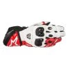 Alpinestars Gloves ALPINESTARS GP PRO R2 Black/White/Red Motorbike Leather Racing Gloves S-3XL