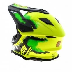 25% OFF L Nolan N53 Lazy Boy Led Yellow Off-Road Motocross MX Motorbike Helmet