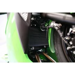 KAWASAKI Ninja 300 Radiator Guard Black 2013 Onwards By Evotech Performance