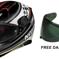 Nolan N87 SBK World Superbikes Limited Edition FREE DARK VISOR Motorcycle Helmet